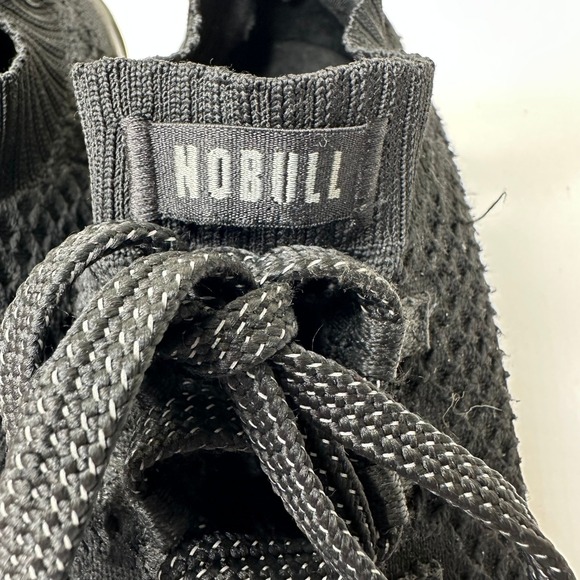 NOBULL Black Knit Trainers Mens Size 11.5 Training Gym Workout Shoes - Picture 7 of 15